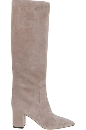 PARIS TEXAS Heeled Boots, female, , Size: 6 US Nude Ankle Boots Elegant Style