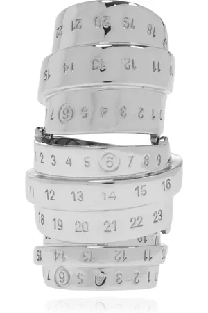 Maison Margiela Rings, female, , Size: L Numeric Flex Ring