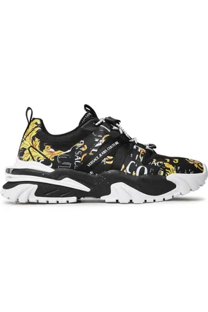 VERSACE Sneakers, male, , Size: 8 US Colorful High Top Sneakers