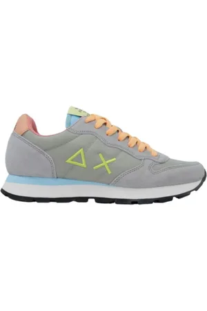 sun68 Sneakers, male, , Size: 8 US Grey High Top Sneakers