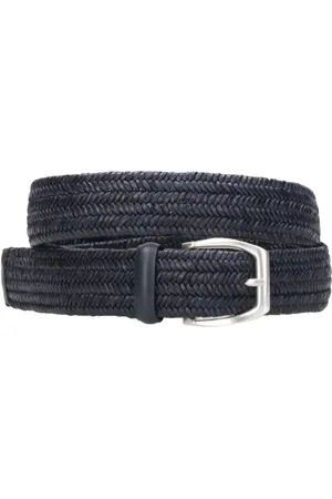 Orciani Belts, male, , Size: 105 CM Leather Braided Belt