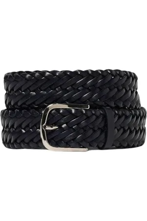 Orciani Belts, male, , Size: 100 CM Braided Leather Belt