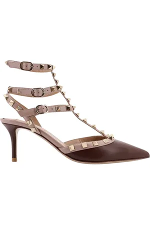 VALENTINO GARAVANI Pumps, female, , Size: 6 1/2 US Studded Ankle Strap Heels