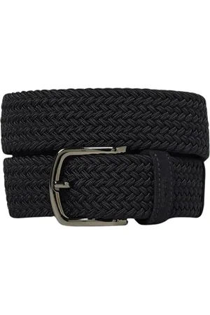 HUGO BOSS Belts, male, , Size: 105 CM Stylish Braided Fabric Belt Casual