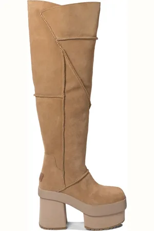 UGG Heeled Boots, female, , Size: 11 US Leather Ankle Boots Stylish