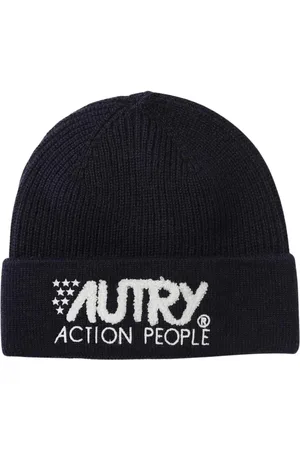 Autry Beanies, male, , Size: ONE SIZE Embroidered Graphic Ribbed Knit Headwear