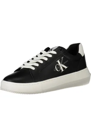 Calvin Klein Sneakers, female, , Size: 10 US Sporty Lace-Up Sneakers Print Logo