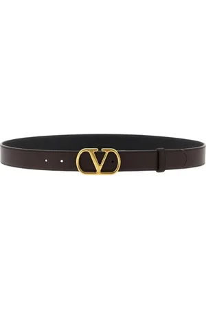 VALENTINO GARAVANI Belts, male, , Size: 95 CM Adjustable Leather Belt with Buckle Closure