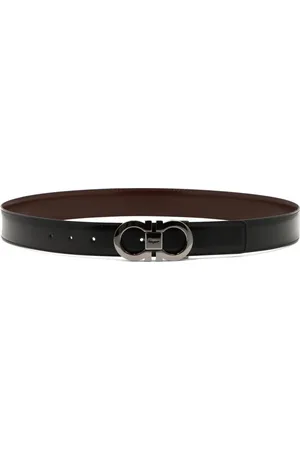 Salvatore Ferragamo Belts, male, , Size: 115 CM Leather Belt Elegant Style