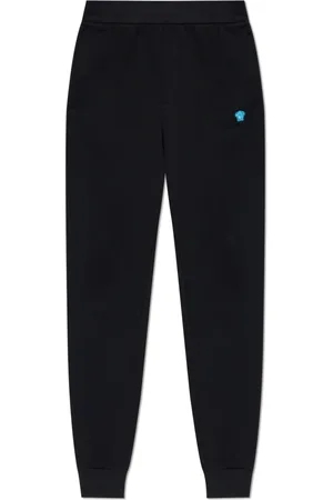 VERSACE Sweatpants, male, , Size: M Embroidered Medusa Sweatpants