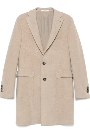 TAGLIATORE Single-Breasted Coats, male, , Size: M Single-Breasted Coat