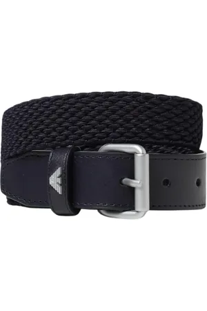 Emporio Armani Belts, unisex, , Size: S Woven Leather Belt