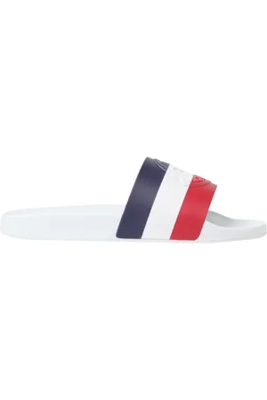 Moncler Sliders, male, , Size: 7 US Tricolour Pool Slides