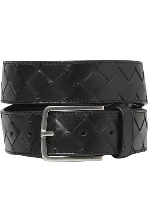 Bottega Veneta Belts, male, , Size: 85 CM Woven Leather Belt Stylish Design