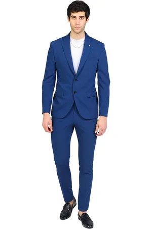 Manuel Ritz Single Breasted Suits, male, , Size: S Slim Fit Two-Button Suit Set