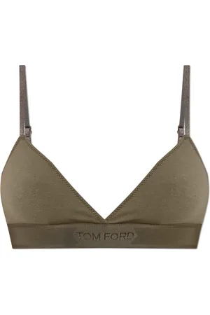 Tシャツ・カットソー TOM FORD WOMEN Underwear Bra Military Green Women's Bras Collection | Tom Ford