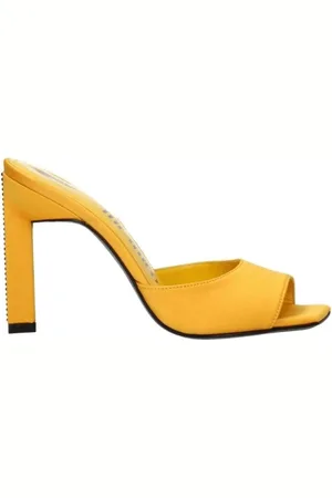 The Attico Heeled Mules, female, , Size: 6 US Satin High Heel Sandals
