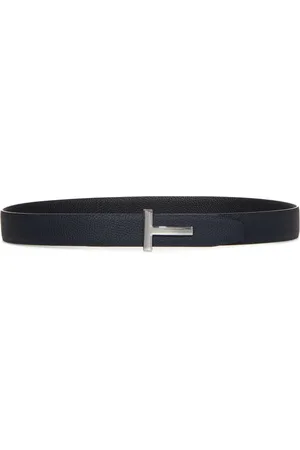Tom Ford Belts, male, , Size: 100 CM Reversible T-Buckle Leather Belt