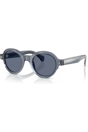 Moncler Sunglasses, unisex, , Size: 47 MM Blue Transparent Sunglasses