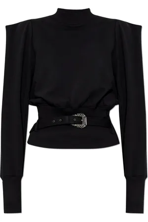 VERSACE Sweatshirts, female, , Size: L Sweatshirt with belt