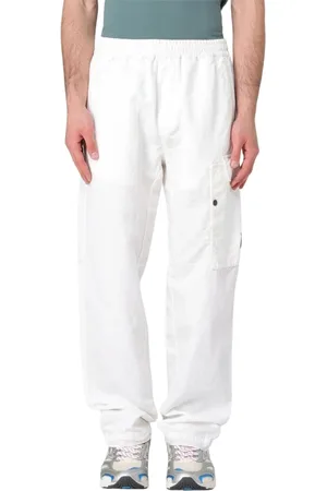 C.P. Company Straight Trousers, male, , Size: 2XL Cargo Style Cotton Twill Trousers