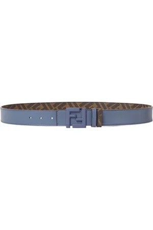 Fendi Belts, male, , Size: 105 CM Reversible Leather Belt Brown