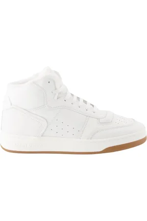 Saint Laurent Sneakers, male, , Size: 8 US High-top Leather Sneakers
