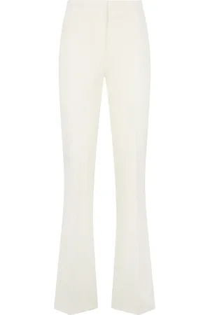 Pinko Wide Trousers, female, , Size: S Flared Viscose Trousers, High Waist