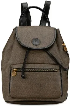 Fendi Pre-owned Backpacks, female, , Size: ONE SIZE Pre-owned Canvas backpacks
