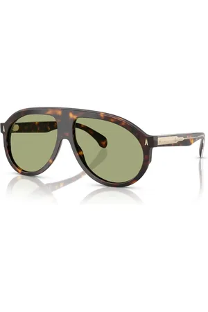 Moncler Sunglasses, unisex, , Size: 59 MM Stylish Sunglasses in Havana/Green