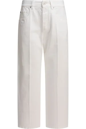Brunello Cucinelli Straight Jeans, female, , Size: XS Cotton Trousers Aw25 Stylish Versatile