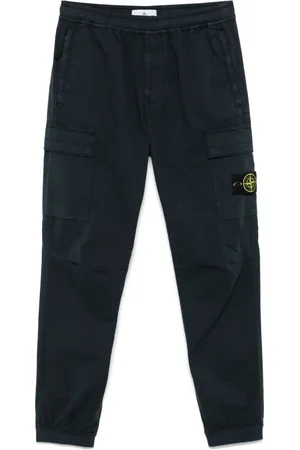 Stone Island Straight Trousers, male, , Size: W31 Trousers with Pockets and Stretch
