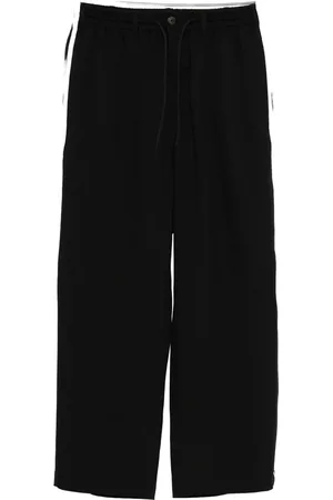 Y-3 Straight Trousers, male, , Size: L Drawstring Wide Leg Pants