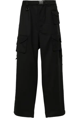 Y-3 Wide Trousers, male, , Size: XL Cargo Pants with D-Ring Details