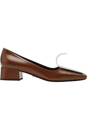 Prada Pumps, female, , Size: 6 1/2 US Elegant Heeled Decollete Shoes