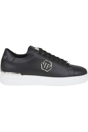 Philipp Plein Sneakers, male, , Size: 7 US Leather Hexagon Sneakers