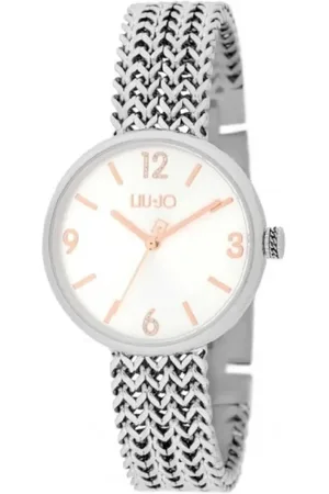 Liu Jo Watches, female, , Size: ONE SIZE Encadre silver Milano watch trendy style