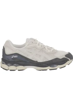 Asics Sneakers, male, , Size: 8 1/2 US Leather and Mesh Sneakers with Gel Inserts