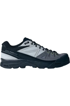 Salomon Running Shoes, male, , Size: 8 US Suede Panel Sneakers with Logo Applique