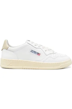Autry Sneakers, male, , Size: 9 US Lace-Up Sneakers with Logo Inserts