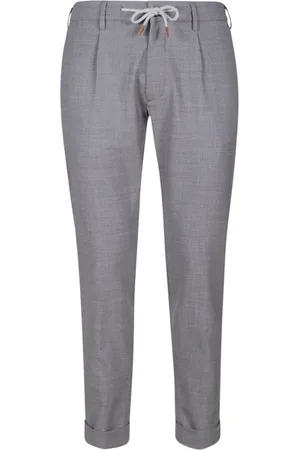 ELEVENTY Slim-fit Trousers, male, , Size: W32 Jogger Pant in Bi-Stretch Wool