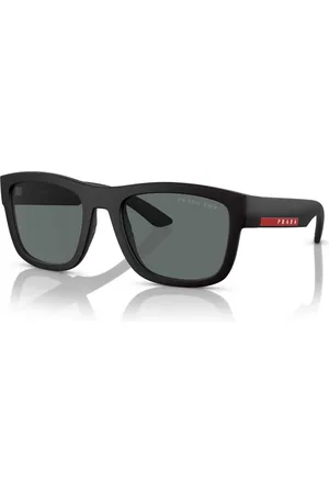 Prada Sunglasses, male, , Size: 56 MM Red Line Sport Sunglasses Polarized