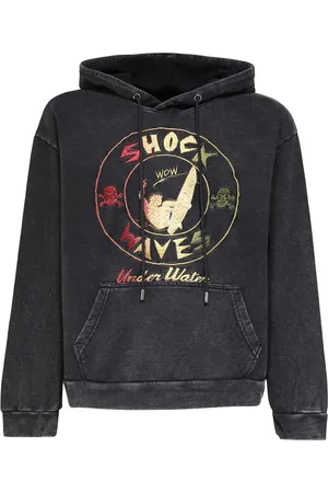Who Decides War Hoodies, male, , Size: S Embroidered Cotton Hoodie