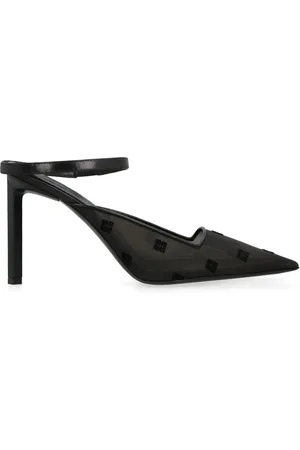 Givenchy Heeled Mules, female, , Size: 8 US Pointy-Toe Mules with 4G Logo