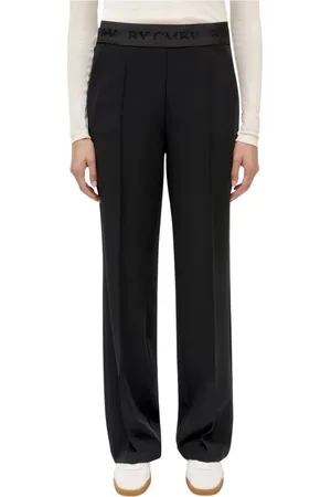Cambio Wide Trousers, female, , Size: 3XL Wide Leg Elastic Waist Pants