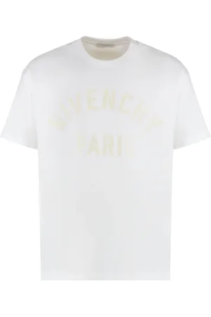 Givenchy T-Shirts, male, , Size: M Ribbed crew-neck T-shirt in cotton