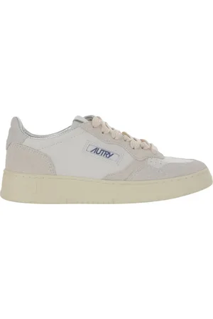 Autry Sneakers, female, , Size: 6 US Low Suede Sneakers Unisex White
