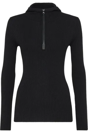 Brunello Cucinelli Cashmere Knitwear, female, , Size: XS Cashmere Hooded Sweater