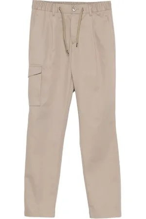 HERNO Straight Trousers, male, , Size: S Cargo Trousers with Drawstring