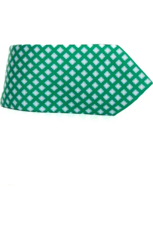 Kiton Ties, male, , Size: ONE SIZE Fantasy Silk Tie with 7 Folds